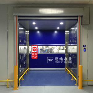 快速卷簾門貨淋室，自動(dòng)感應(yīng)卷快速卷簾門雙門互鎖